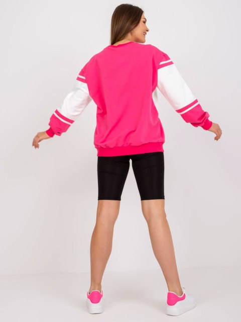 Bluza FA-BL-7699.04P biało-różowy Bluza FA-BL-7699.04P biało-różowy