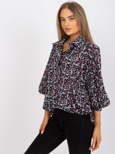 Bluzka CHA-BZ-3303-1.34 czarno-różowy S Bluzka CHA-BZ-3303-1.34 czarno-różowy S