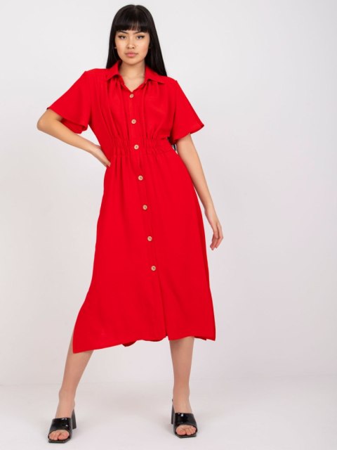 Sukienka CHA-SK-2904.89 czerwony S/M