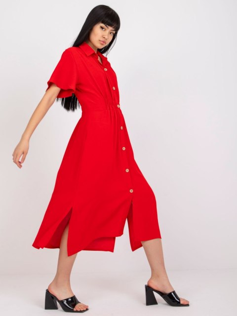 Sukienka CHA-SK-2904.89 czerwony S/M