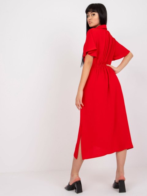Sukienka CHA-SK-2904.89 czerwony S/M