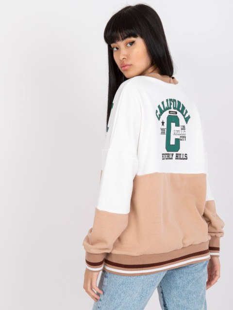 Bluza FA-BL-7621.65P biało-beżowy Bluza FA-BL-7621.65P biało-beżowy
