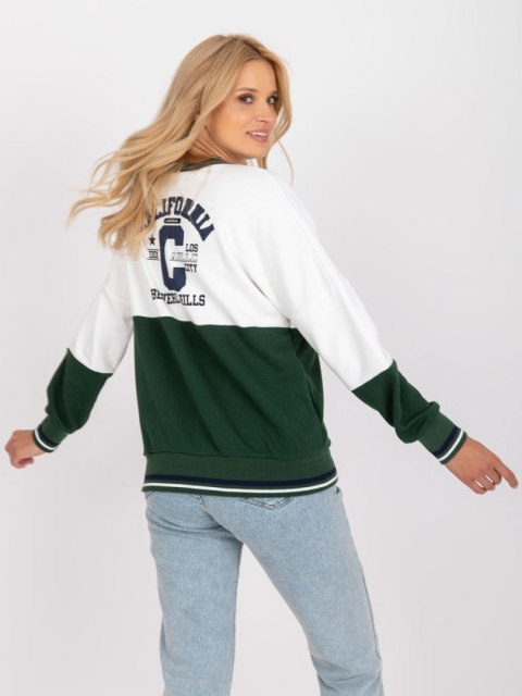 Bluza FA-BL-7621.65P biało-zielony Bluza FA-BL-7621.65P biało-zielony