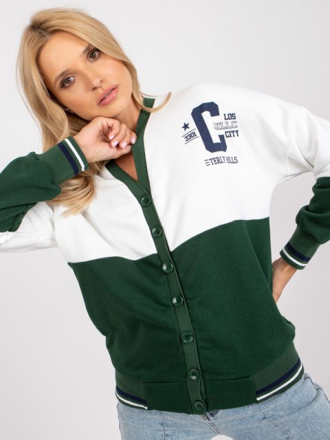 Bluza FA-BL-7621.65P biało-zielony Bluza FA-BL-7621.65P biało-zielony
