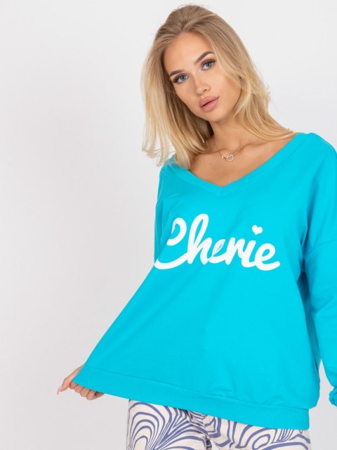 Bluza FA-BL-7754.55P biało-niebieski Bluza FA-BL-7754.55P biało-niebieski