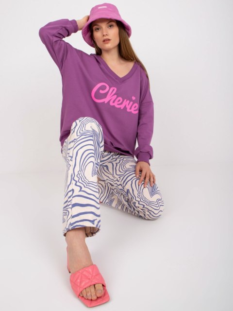 Bluza FA-BL-7754.55P fioletowy Bluza FA-BL-7754.55P fioletowy