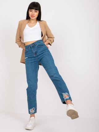 Spodnie jeans RO-SP-PNT-4005.69 ciemny niebieski L