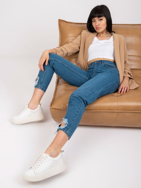 Spodnie jeans RO-SP-PNT-4005.69 ciemny niebieski L