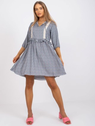 Sukienka CHA-SK-1710-1.52 ciemny niebieski L/XL