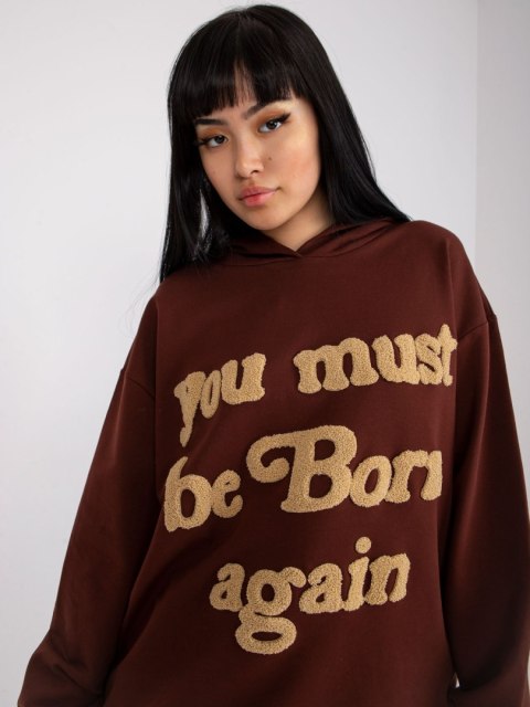 Bluza FA-BL-7716.39 ciemny brązowy Bluza FA-BL-7716.39 ciemny brązowy
