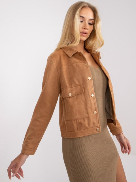 Kurtka EM-KR-926002.42 jasny brązowy S Kurtka EM-KR-926002.42 jasny brązowy S