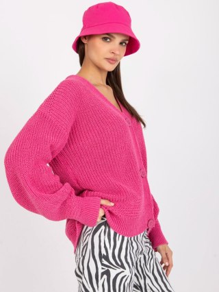 Sweter LC-SW-0249.24P ciemny różowy