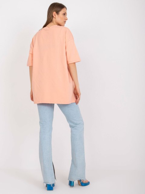 T-shirt FA-TS-7733.91P brzoskwiniowy T-shirt FA-TS-7733.91P brzoskwiniowy