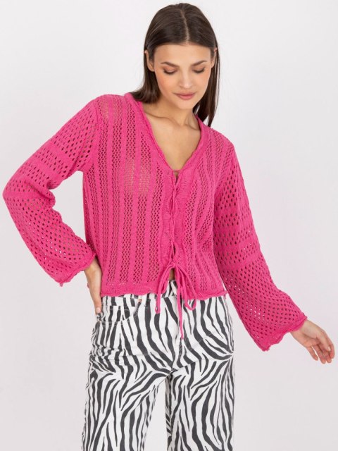 Sweter LC-SW-0228.21P ciemny różowy Sweter LC-SW-0228.21P ciemny różowy