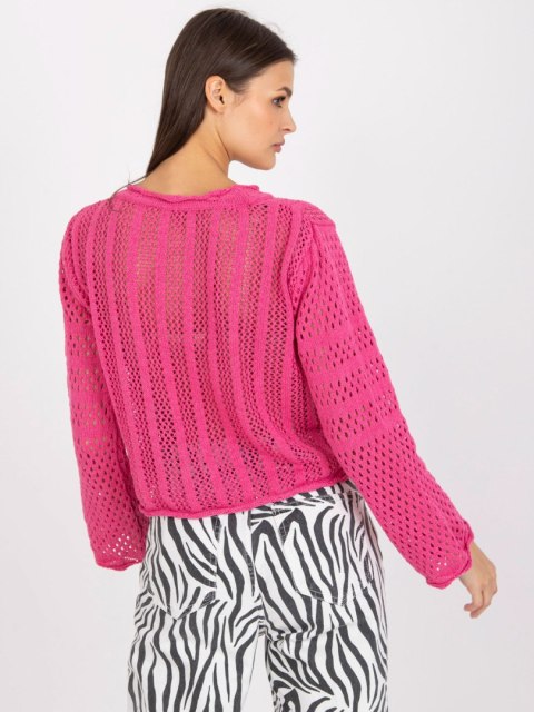 Sweter LC-SW-0228.21P ciemny różowy Sweter LC-SW-0228.21P ciemny różowy