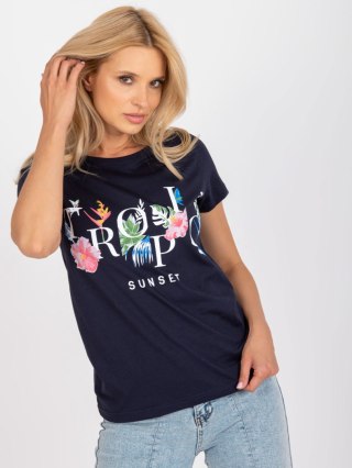 T-shirt BR-TS-8137 granatowy S