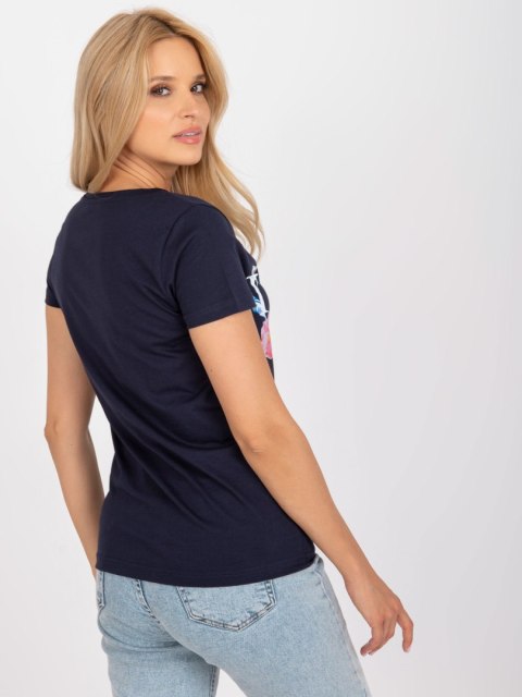 T-shirt BR-TS-8137 granatowy S T-shirt BR-TS-8137 granatowy S