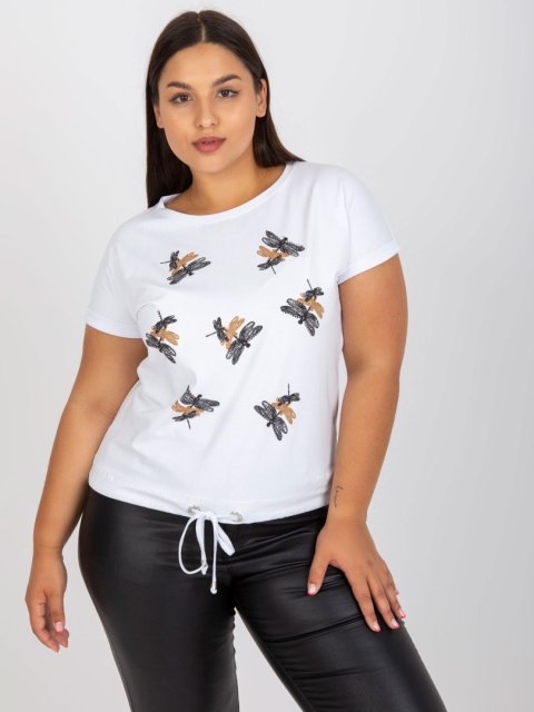 T-shirt RV-TS-7656.84 biały T-shirt RV-TS-7656.84 biały