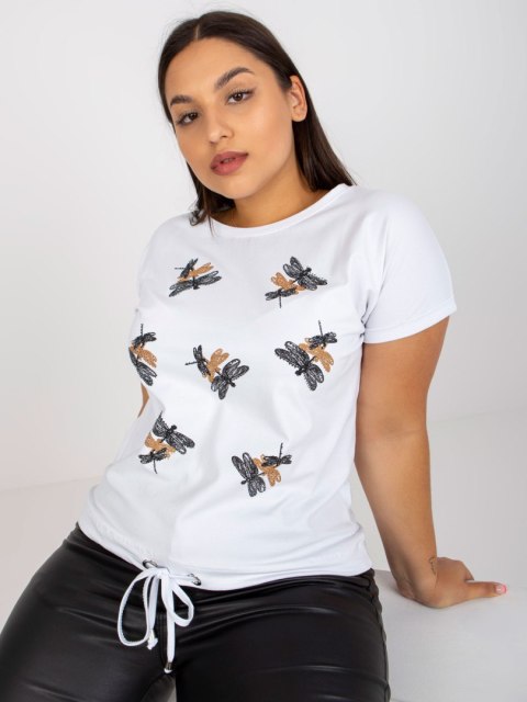 T-shirt RV-TS-7656.84 biały T-shirt RV-TS-7656.84 biały