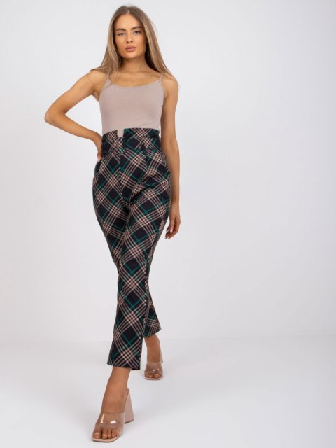 Spodnie DHJ-SP-3689.08 czarno-zielony M Spodnie DHJ-SP-3689.08 czarno-zielony M