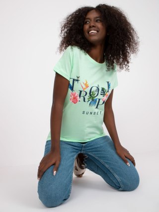 T-shirt BR-TS-8137 mietowy S