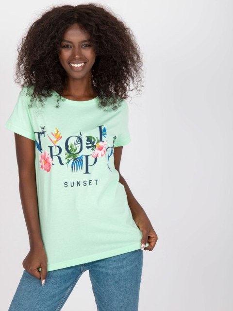 T-shirt BR-TS-8137 mietowy S T-shirt BR-TS-8137 mietowy S