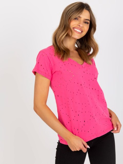 T-shirt FA-TS-6967.77P ciemny różowy T-shirt FA-TS-6967.77P ciemny różowy