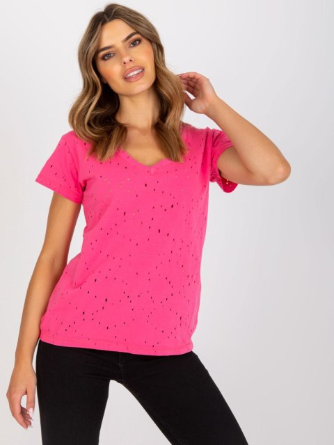 T-shirt FA-TS-6967.77P ciemny różowy T-shirt FA-TS-6967.77P ciemny różowy