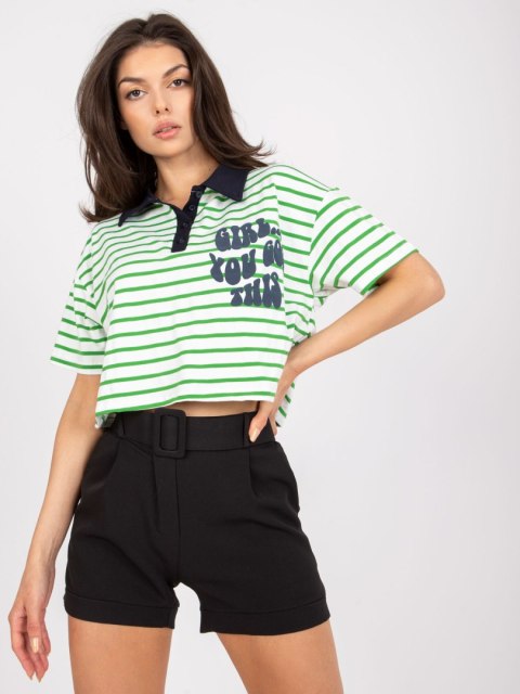 Bluzka FA-BZ-7785.91P biało-zielony Bluzka FA-BZ-7785.91P biało-zielony