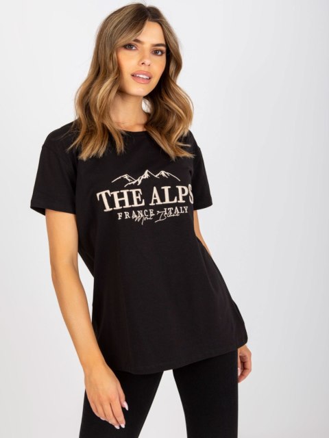 T-shirt FA-TS-7720.43P czarno-beżowy