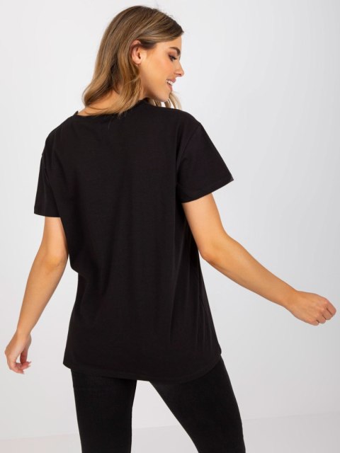 T-shirt FA-TS-7720.43P czarno-beżowy
