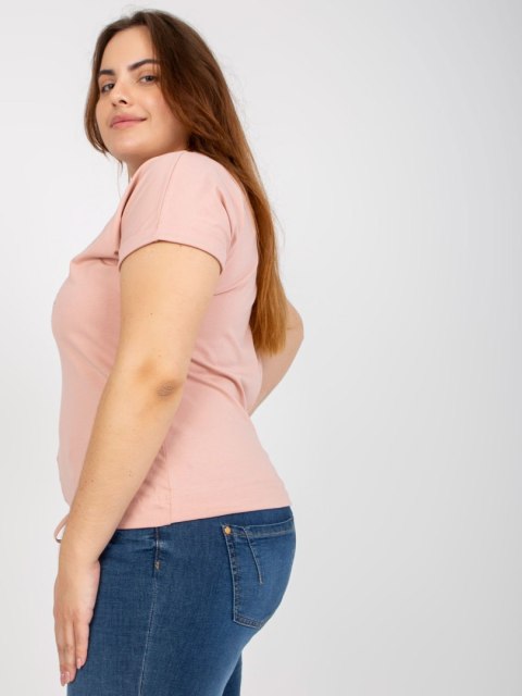 T-shirt RV-TS-7657.68P jasny różowy T-shirt RV-TS-7657.68P jasny różowy