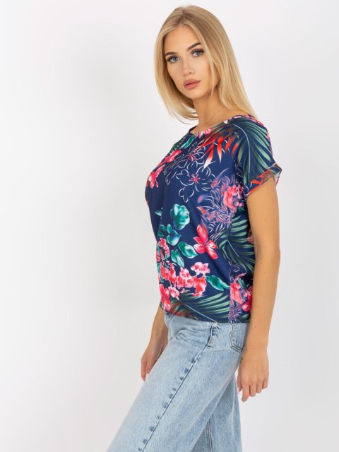 Bluzka WN-BZ-4008-5.97 granatowy M Bluzka WN-BZ-4008-5.97 granatowy M