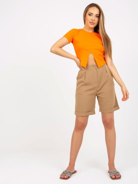 Szorty BR-SN-102.70 ciemny bezowy 36 Szorty BR-SN-102.70 ciemny bezowy 36