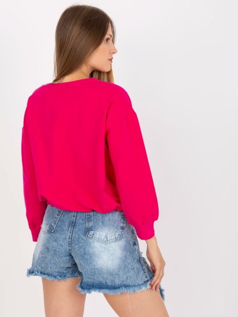 Bluza RV-BL-8066.32P fuksjowy S/M Bluza RV-BL-8066.32P fuksjowy S/M