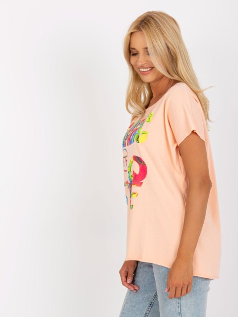 Bluzka FA-BZ-7964.93 brzoskwiniowy Bluzka FA-BZ-7964.93 brzoskwiniowy