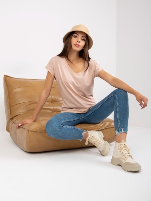 T-shirt B-014.43 beżowy S