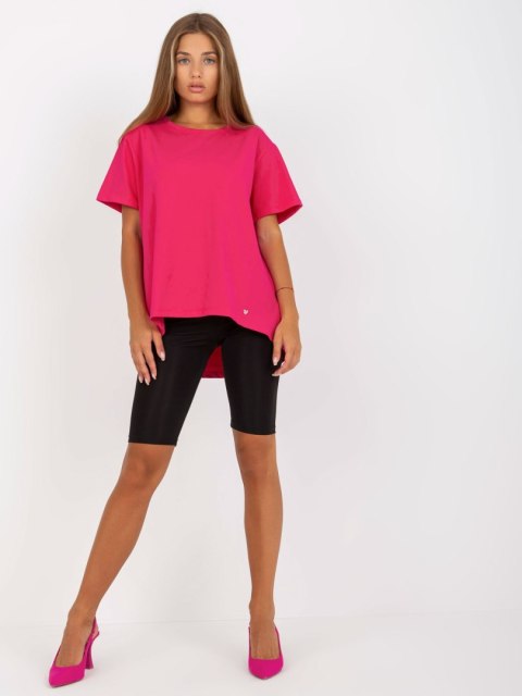 T-shirt RV-TS-8047.57P fuksjowy S/M T-shirt RV-TS-8047.57P fuksjowy S/M