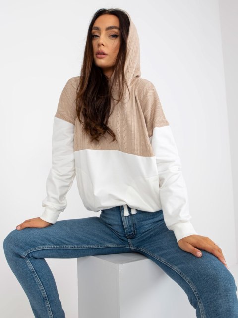 Bluza RV-BL-8171.30 biało-beżowy L/XL Bluza RV-BL-8171.30 biało-beżowy L/XL