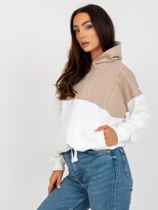 Bluza RV-BL-8171.30 biało-beżowy L/XL