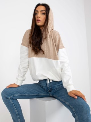 Bluza RV-BL-8171.30 biało-beżowy S/M