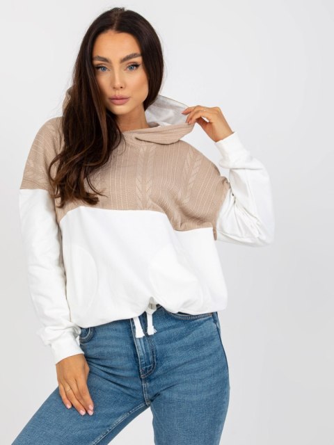 Bluza RV-BL-8171.30 biało-beżowy S/M Bluza RV-BL-8171.30 biało-beżowy S/M