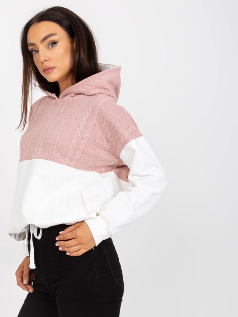 Bluza RV-BL-8171.30 biało-różowy L/XL Bluza RV-BL-8171.30 biało-różowy L/XL