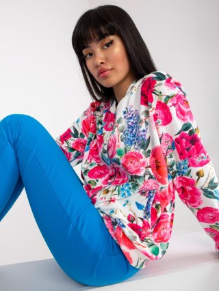 Bluza RV-BL-8116.86P biało-różowy S/M