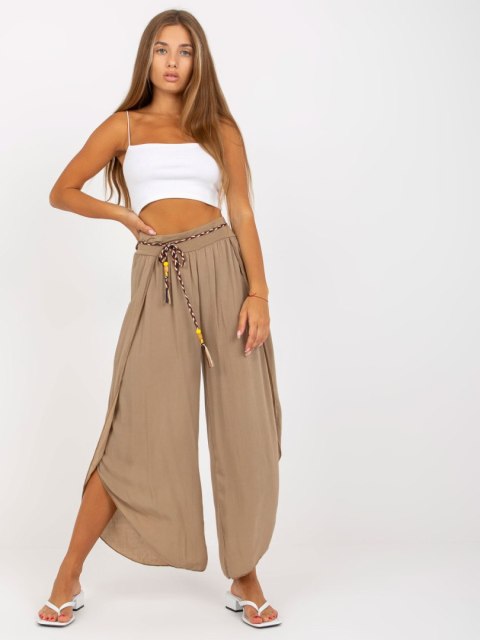 Spodnie TW-SP-BI-81378.24P ciemny bezowy S Spodnie TW-SP-BI-81378.24P ciemny bezowy S