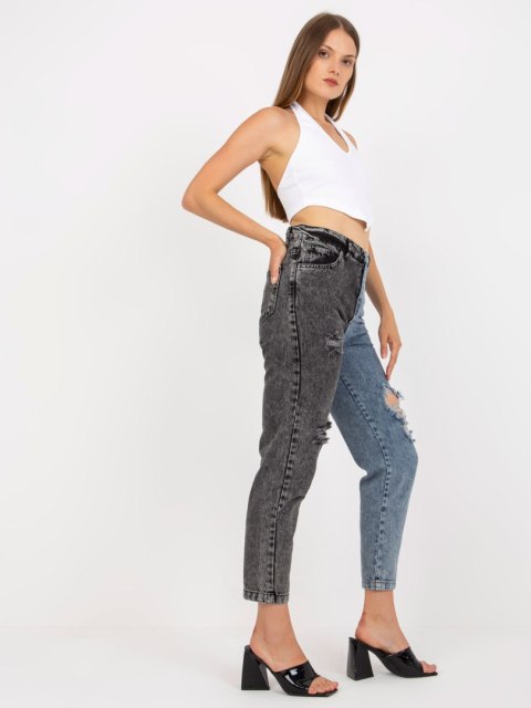 Spodnie jeans RO-SP-PNT-01-1.70 czarno-niebieski 40 Spodnie jeans RO-SP-PNT-01-1.70 czarno-niebieski 40