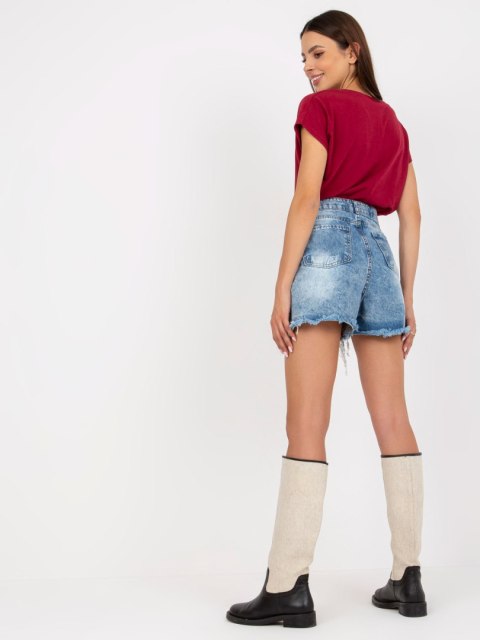 T-shirt B-014.04X bordowy M