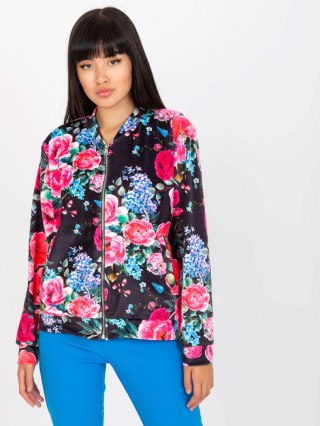 Bluza RV-BL-8116.86P czarno-różowy L/XL