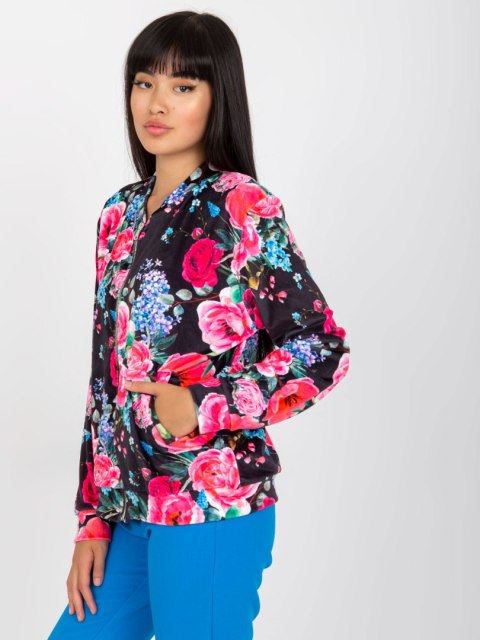 Bluza RV-BL-8116.86P czarno-różowy S/M Bluza RV-BL-8116.86P czarno-różowy S/M