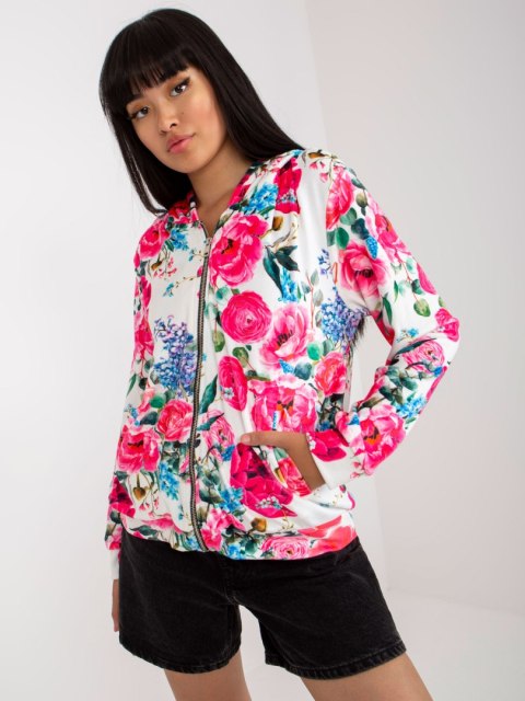 Bluza RV-BL-8118.89 biało-różowy S/M Bluza RV-BL-8118.89 biało-różowy S/M